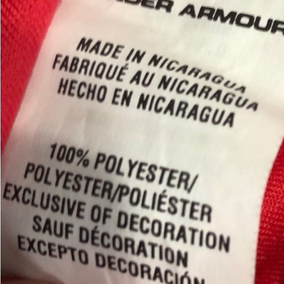 Under Armour Bundle of Two Athletic Tops Graphic Size Small Long & Short Sleeve - Picture 4 of 14